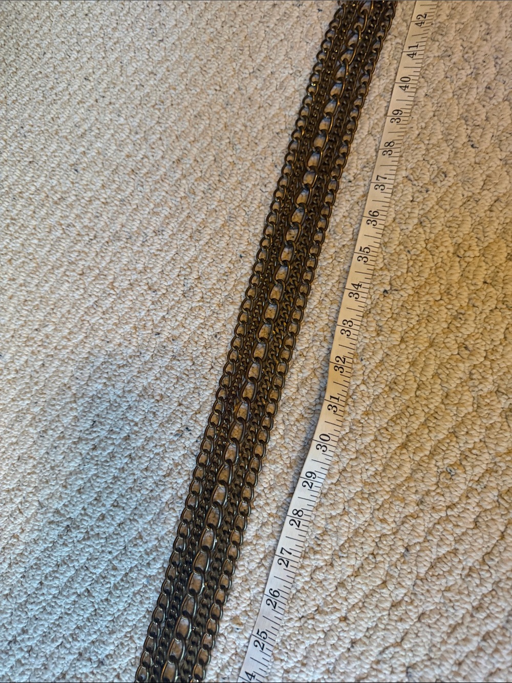 Vintage-Inspired Multistrand Filigree Chain Belt - Antique Gold - Picture 9 of 12